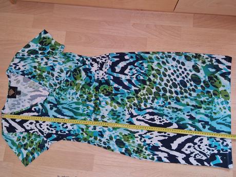 Šaty tyrkysové strakaté sarah kern, 40