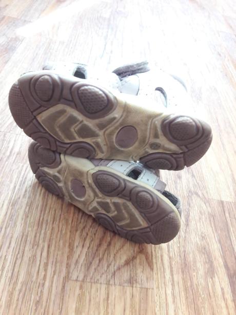 Kožené sandálky protetika, v.19, protetika,19