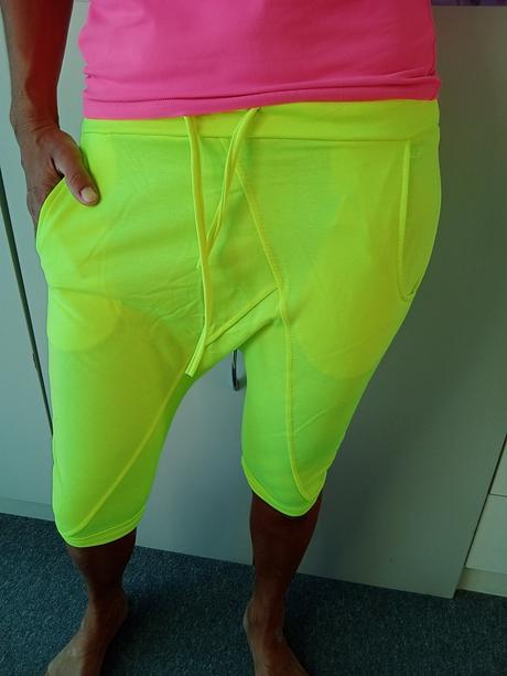 Neonové baggy/nasrávačky zn."l&y italy" vel."m/l", m