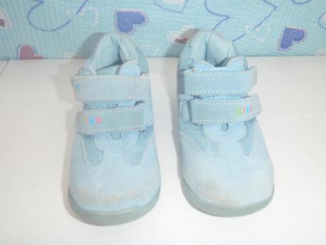 Sv. modré hezké boty, botičky, botasky suché zipy, bambino,22