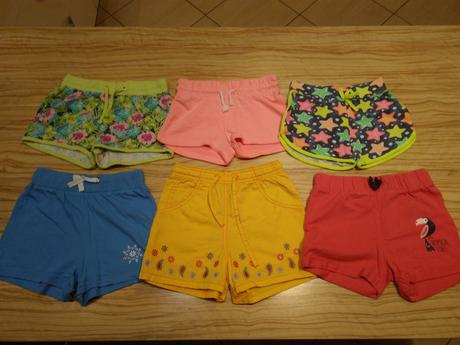 4 x kraťasy, vel 110/116, 110