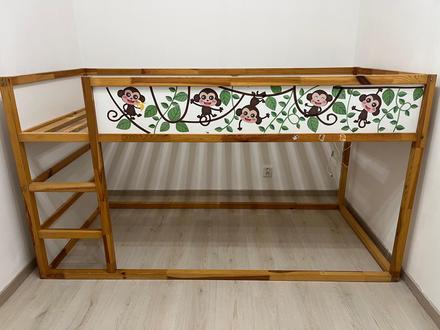 Detskáostel kura z ikea, šířka (cm): 90,délka (cm): 200