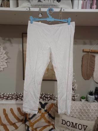 Bílé 3/4 legíny h&m 170/xs-m, h&m,170