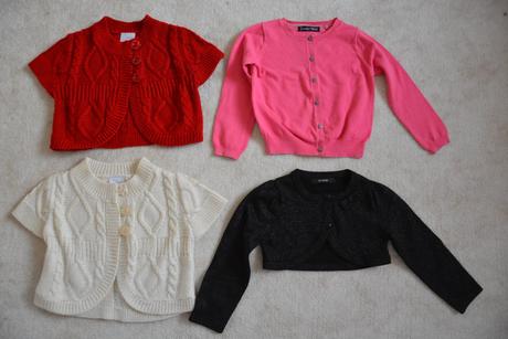 Bolerka, svetříky k šatičkám, 104