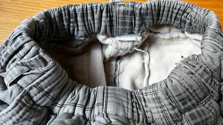 Flísem zateplené kalhoty, 110