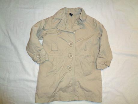 Luxusní béžový kabát od jara do podzimu, zara,98