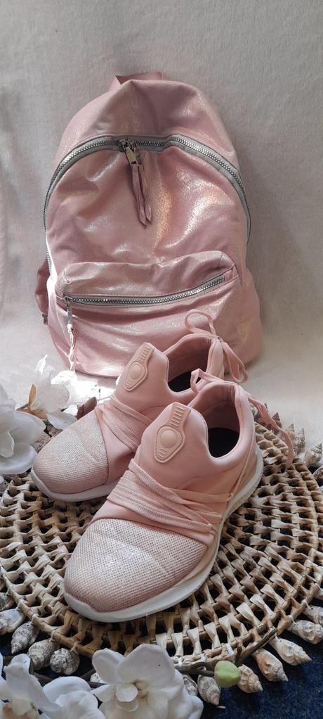 Meruňkové třpytivé tenisky, 40