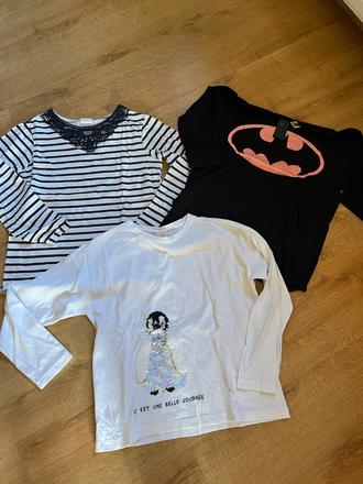 3x tričko, zara,140