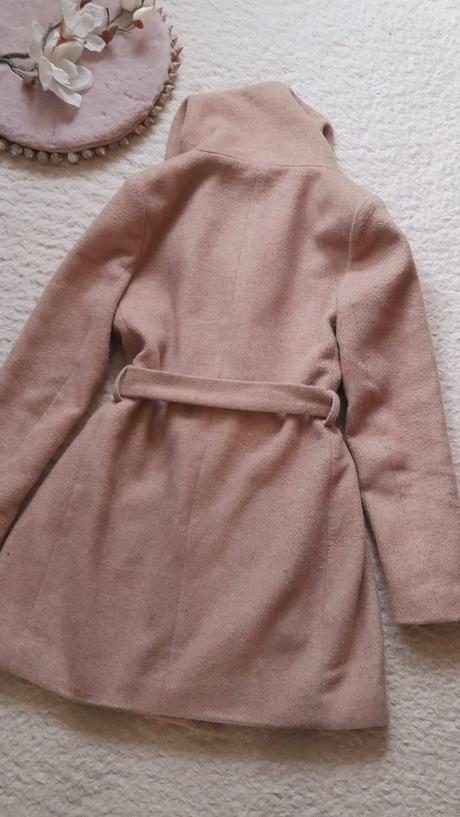 Reserved béžový zimní kabát wool blend, reserved,38