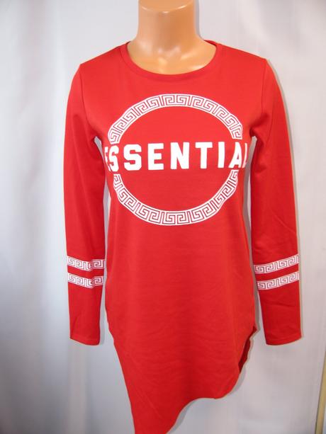 Dámská nová elastická prodloužená halenka,triko, xs