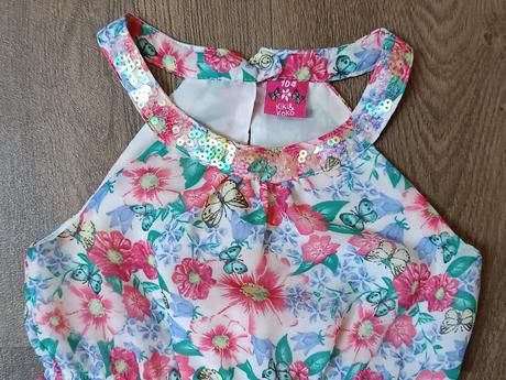 2x dívčí letní šaty kiki&koko, vel.104 (3-4 roky), kiki&koko,104