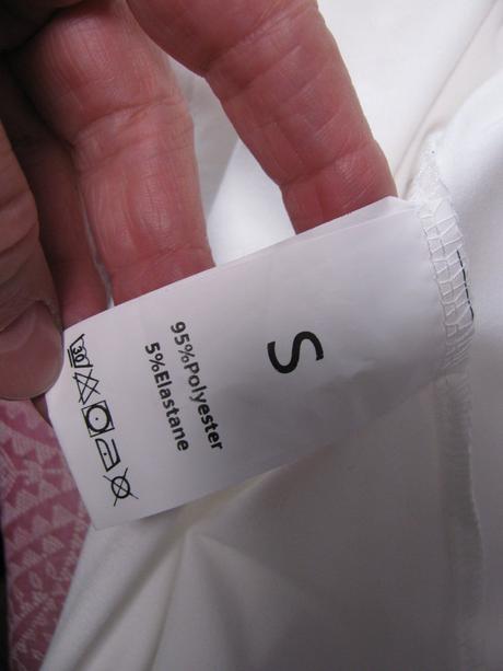 Dívčí, dámské bílé elastické tričko s potiskem, s