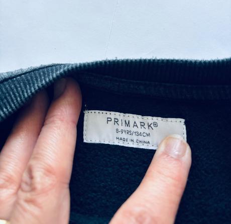 Mikina crop - 8/9 let, primark,134