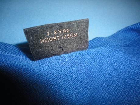 Jemný svetřík na šaty, vel. 7-8 let, next, next,128