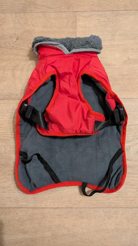 Ka416 nepromokavá psí bunda s, délka zad 30 cm,