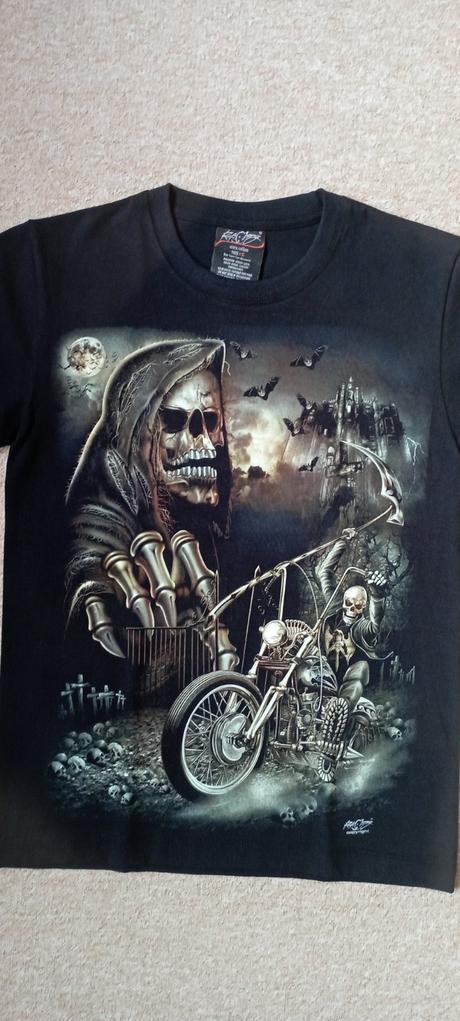 Tričko zn."rock chang" svítí ve tmě vel."s+l", 