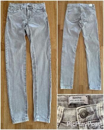 Kalhoty & tenké džíny bershka vel. eu 32, bershka,32