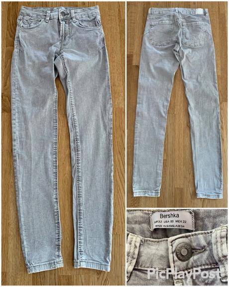 Kalhoty & tenké džíny bershka vel. eu 32, bershka,32