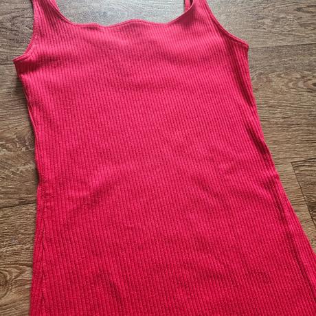 Červené mini šaty h&m vel. xs, h&m,xs