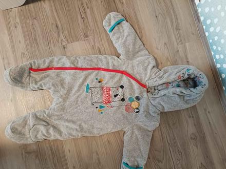 Dětská teplá kombinéza vel. 74, 74