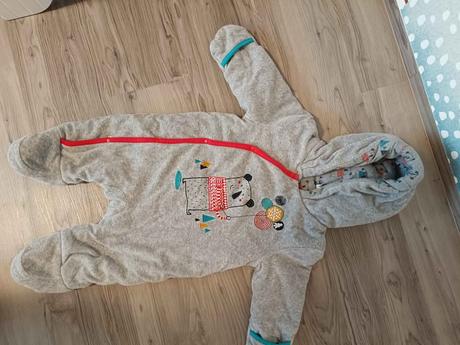 Dětská teplá kombinéza vel. 74, 74