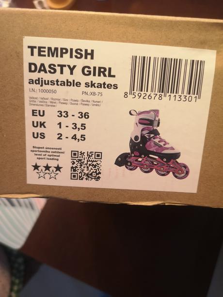 Koleckove brusle 33-36, tempish,33