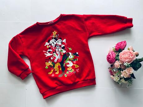 Mikina vánoční - v.3/4 roky mikkie klubík / disney, 104