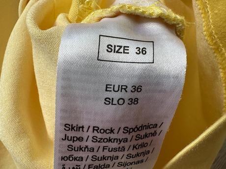 Žlutá sukně orsay, vel. 36, orsay,36