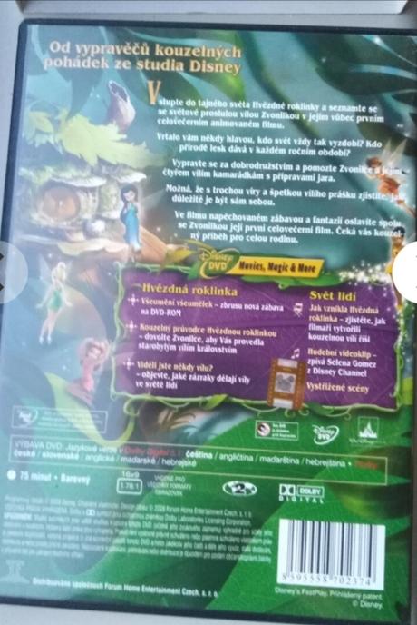 Dvd zvonilka 1 nebo ratatouille,