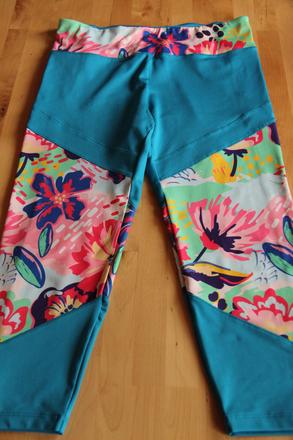 Dámské 3/4 legíny ocún rhea blue fjord vel. xl,