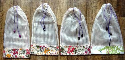 Pytlíky dárkové, na potraviny či skladování 4 ks, 