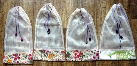 Pytlíky dárkové, na potraviny či skladování 4 ks,