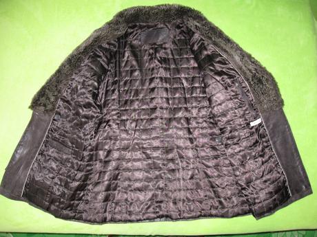 Dámský kožený kabát c&a, c&a,38