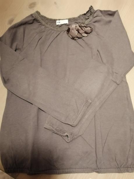 Tričko s kytičkou, h&m,122