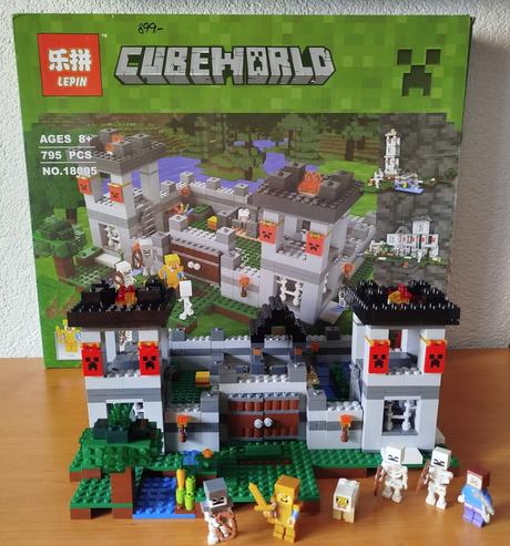 Stavebnice "lego" minecraft, 