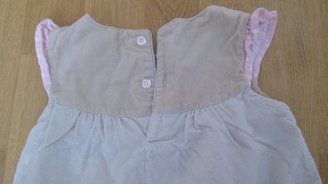 Manšestrové šaty s kočičkou, h&m,80