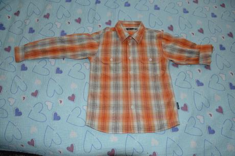 122 bavlněná košile roll up rukáv lindex, lindex,122