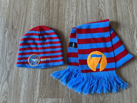 Zateplené kalhoty + zimní doplňky - karkulka, 122