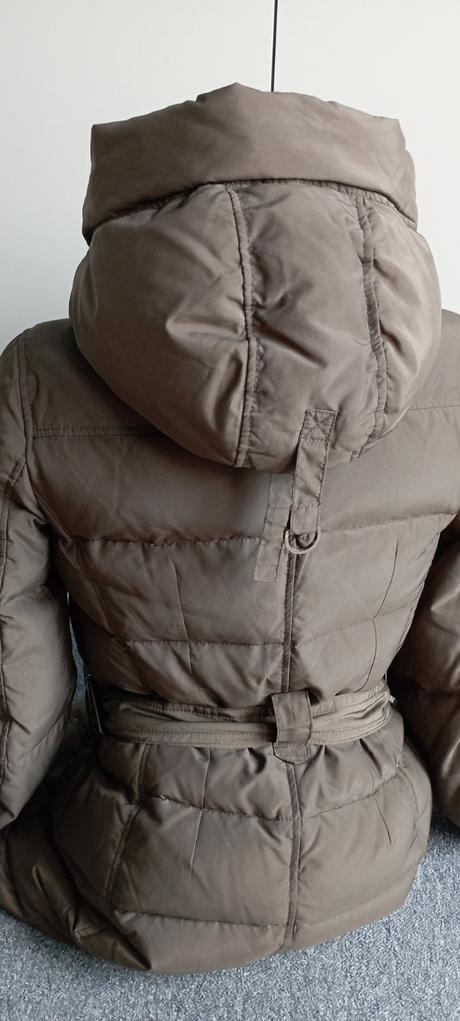 Khaki kabát zn."zara basic" vel."m", zara,m