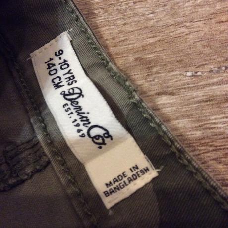 Riflová sukně s regulací zn. denim co., denim co,140