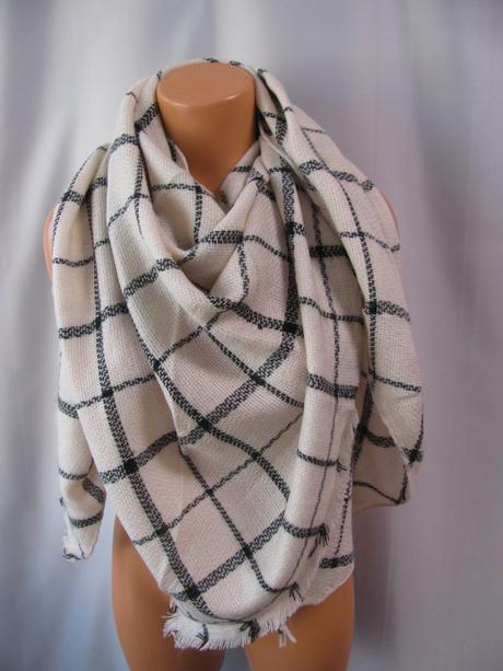 Pletený,kašmírový šátek-pashmína,