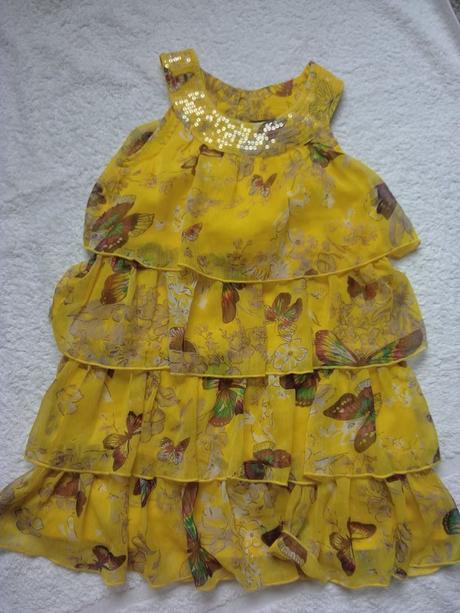 Motýlkové lehoučké šatičky, george,128