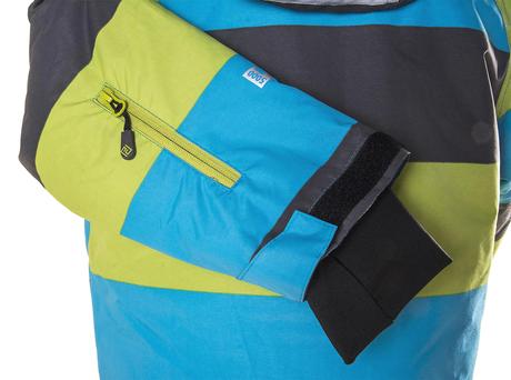 Pruhovaná lyžařská bunda pidilidi zimní vel. 140, pidilidi,140