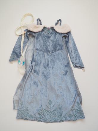 Kostým elsa - ledové království - vel 116, 