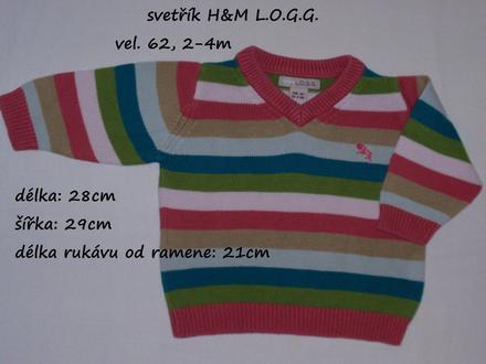 Svetřík zn. h&m, h&m,62