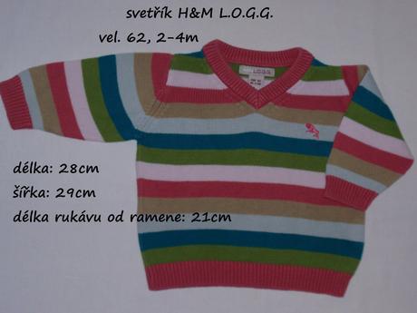 Svetřík zn. h&m, h&m,62