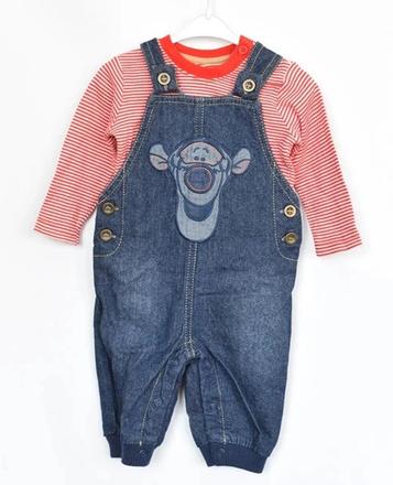 Džíny, tričko vel. 3 - 6 m, disney,68