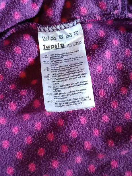 Dívčí fleecová mikina, lupilu, vel. 86/92, lupilu,86
