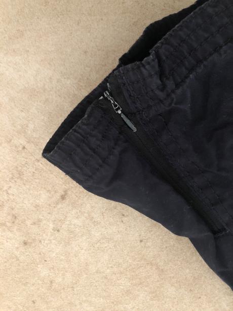 Vyteplene cerne kalhoty 134/140 kinderbutt, 140