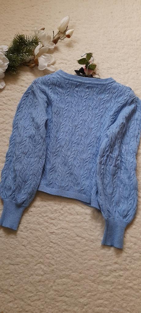 Only copánkový elegantní modrý svetřík, only,s